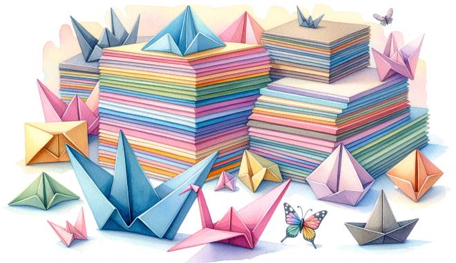 Papel para origami